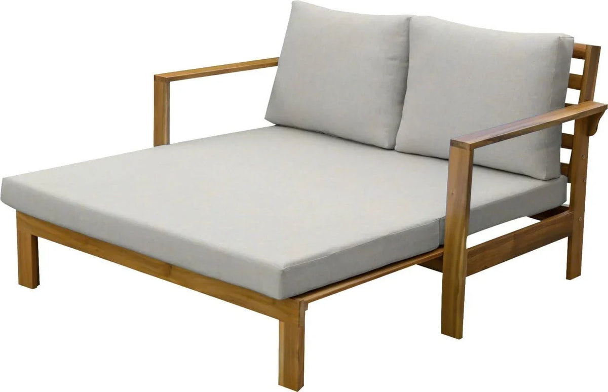 Primaster Loungebett Capri inkl. Auflage Sonnenbett 141x130x35cm Sonnenliege