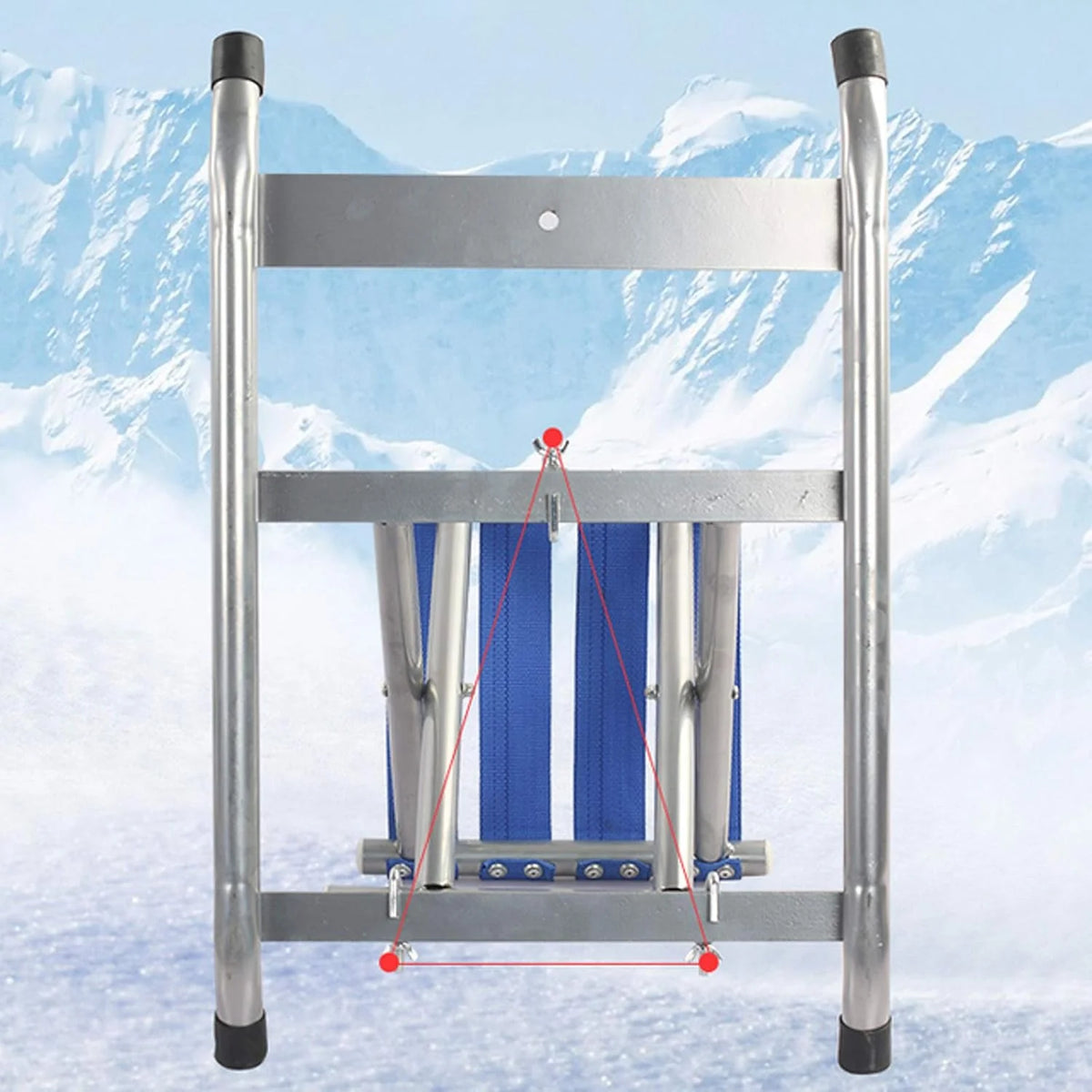 Ice scooter. outdoor skating vehicle. adult ice sled. children's sled. ice entertainment equipment. with seats. classic skating vehicle