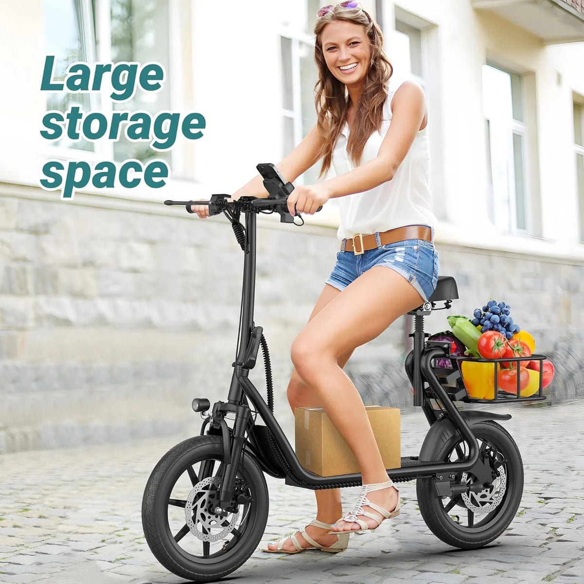 Electric Scooter Adults.Max 19/27/49 Miles Ranges.Top Speed 19/22 mph.350/750W Peak Motor. Folding E-Scooter with Dual Braking Dual Suspension