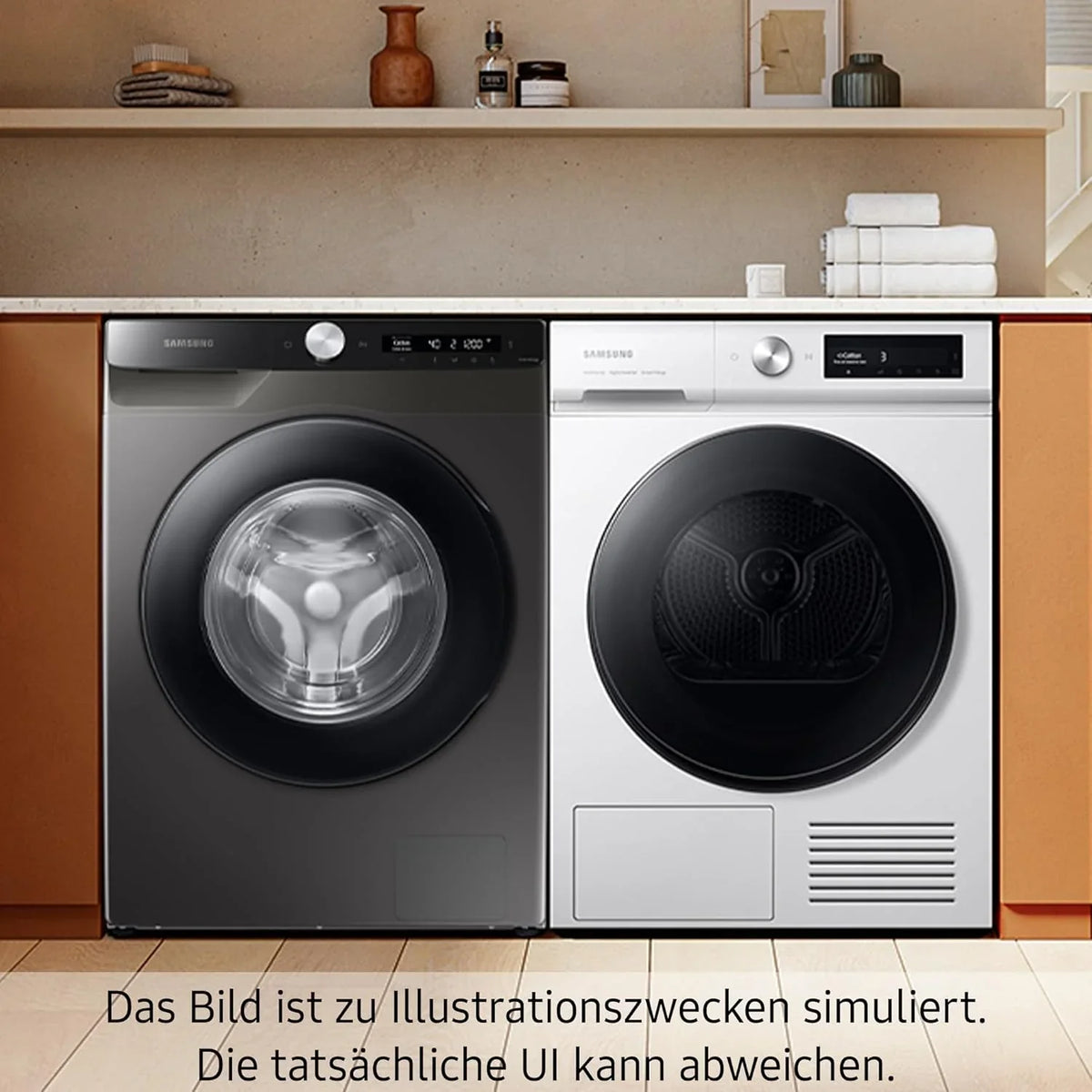 Waschmaschine. 9 kg. 1.400 U/min. EEK: A. Mikroplastik-Programm. Ecobubble. 14 Programme. WiFi SmartControl. Schwarz. WW90CGC04AABEG