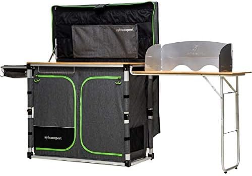 Outdoor camping kitchen system. convenient for cooking. cleaning. preparing camping meals. luxurious camping and essential camping items. large-sized table magic series