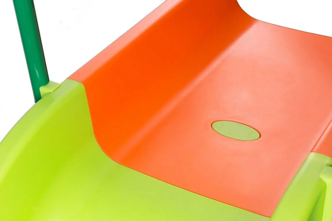 10-Foot Outdoor Playground Slide for Kids. Freestanding Plastic Backyard Slide. Large Swing Set Slide. Outdoor Play Equipment for Ages 4-8