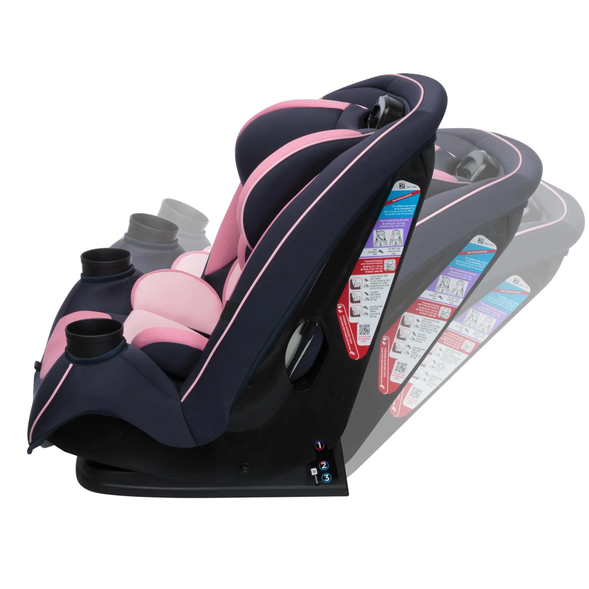 3-in-1 Slim Convertible Car Seat. All-in-One Infant Toddler Booster Seat. Rear & Forward Facing Child Safety Seat