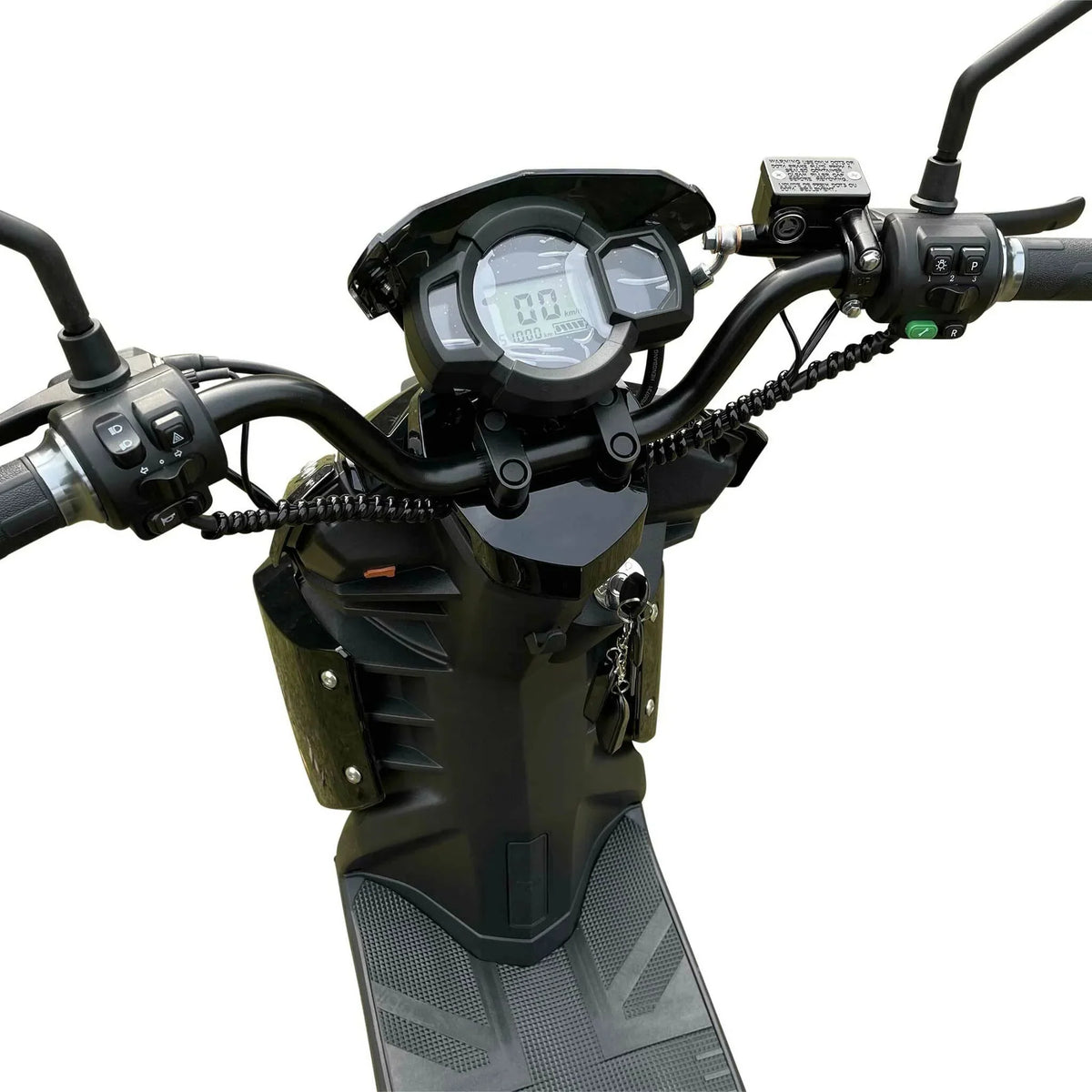 Swoop Elegante E-Scooter Elektroroller Schwarz 1000W