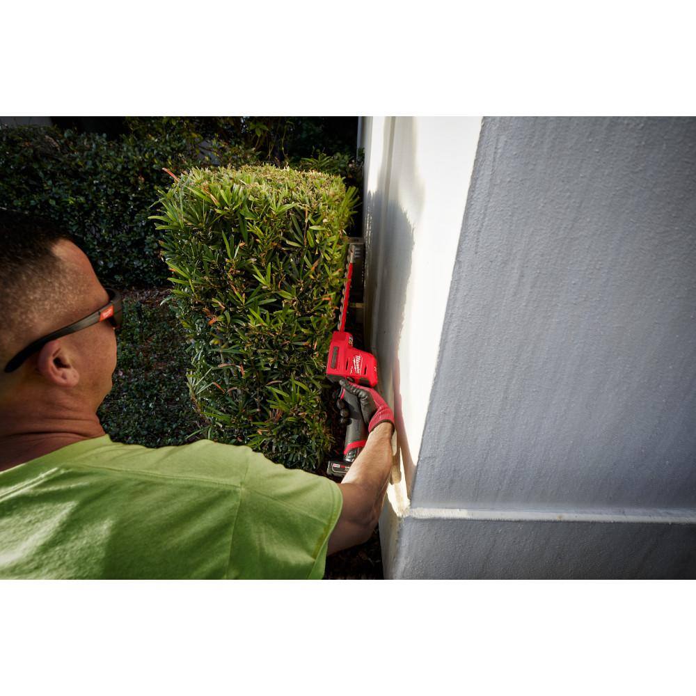 12V Brushless Cordless Pruning Saw – 8 Hedge Trimmer Kit with Battery
