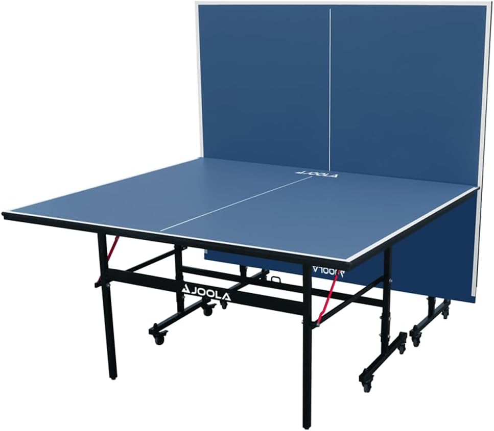 Professional-grade medium-density fiberboard indoor table tennis table. equipped with a quick-locking table tennis net and a stand set - assembled in 10 minutes easily - of high quality - foldable. with a single-player playing mode