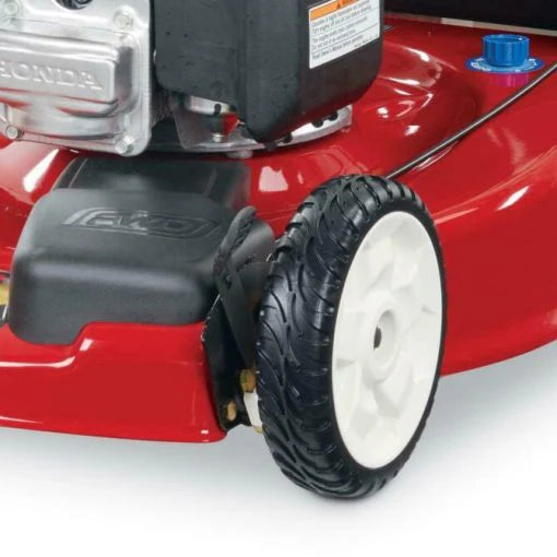 gas mower. 22-inch 170cc OHV engine high-wheel RWD 3-in-1 with height adjustment. oil included