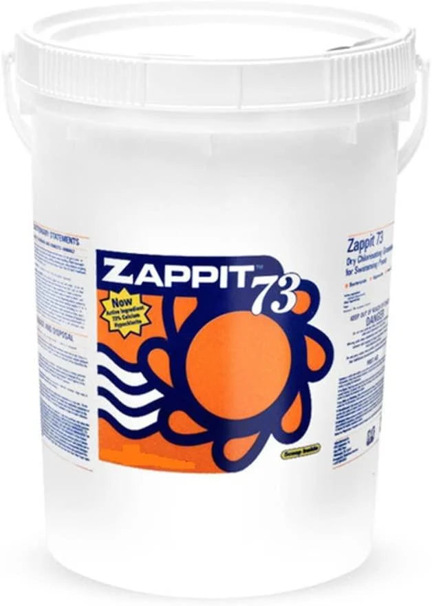 73% Calcium Hypochlorite Pool Shock. 50 lb Calcium Hypochlorite Pool Treatment