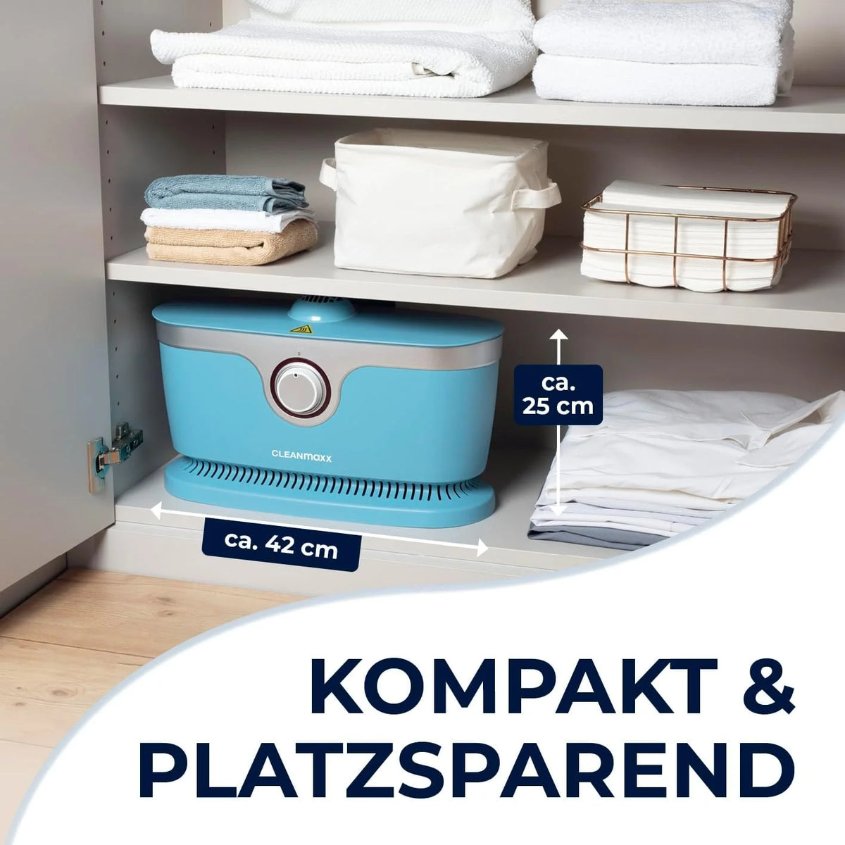 CLEANmaxx automatischer Hemdenbügler inklusive Hosenaufsatz | Bügler für Hemden. Blusen & Hosen. schonender als Wäschetrockner und Bügeleisen |