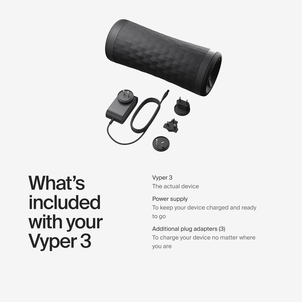 High-intensity vibration foam roller - Relieves muscle tension - Suitable for recovery before and after training
