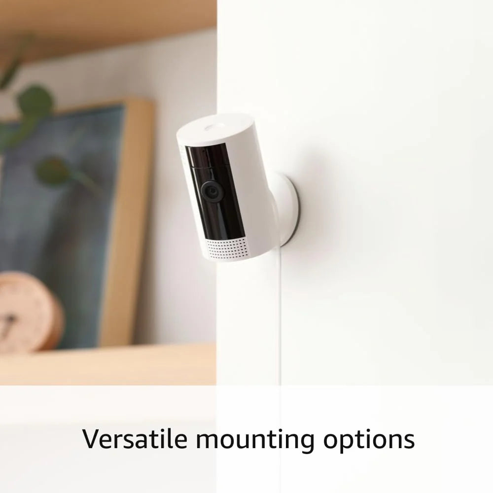 Ring Indoor Cam (newest model) — Home or business security in 1080p HD video — 4-pack. White