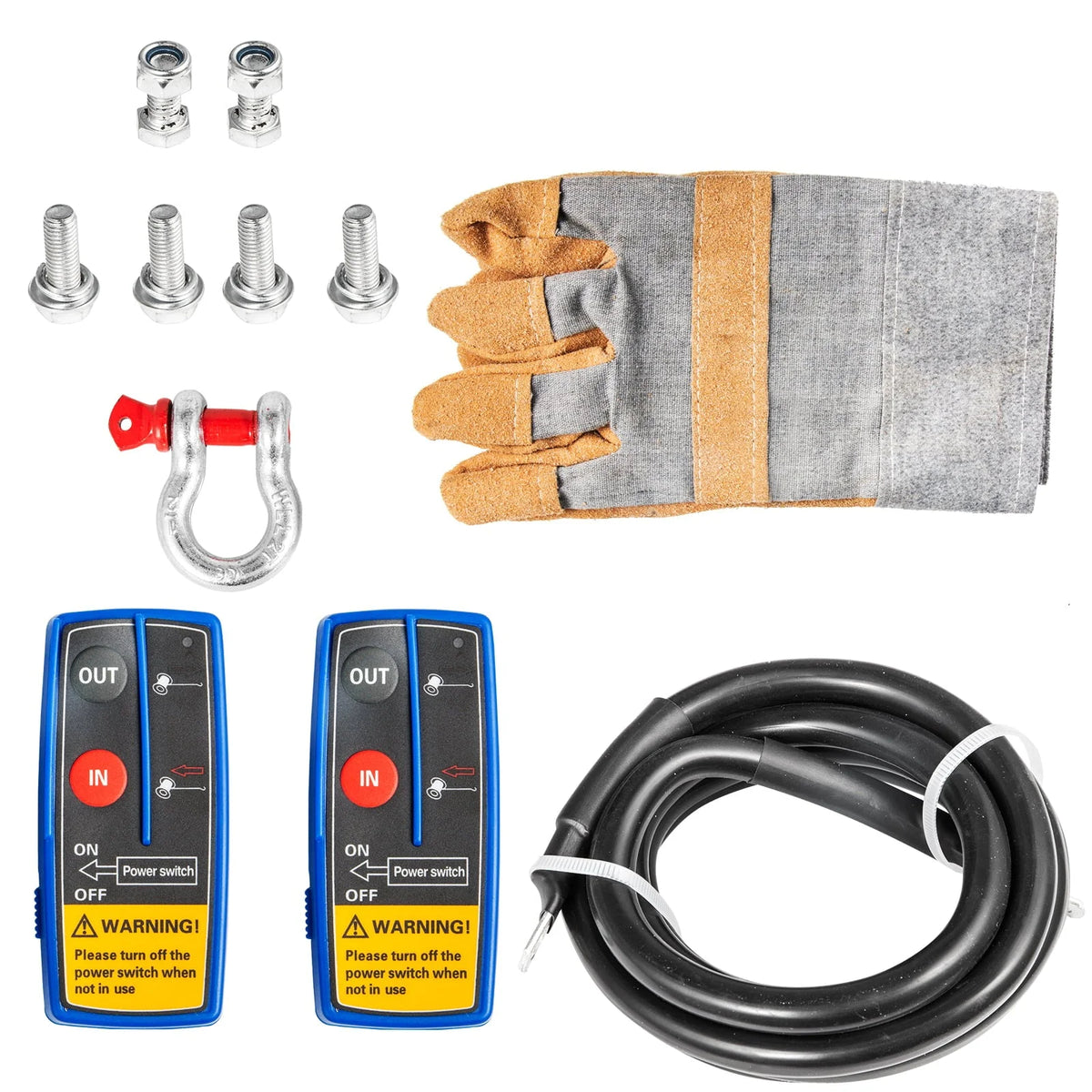 18.000 LBS Electric Winch. 12V Steel Cable Winch. Off-Road Towing Winch for ATV. UTV. Truck and Trailer