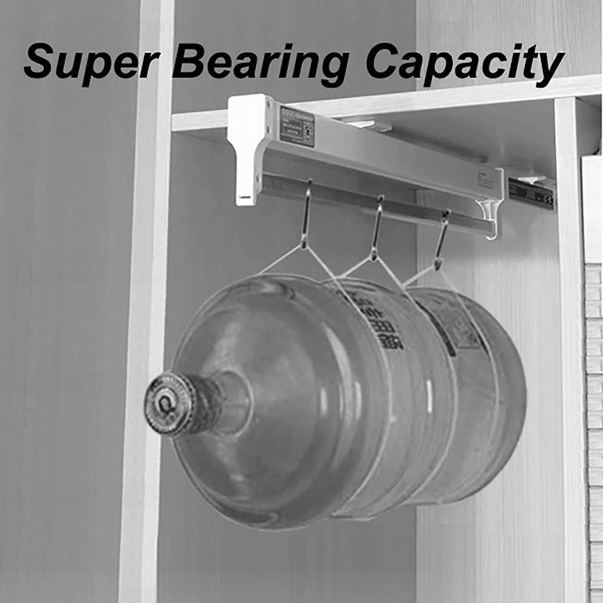 Floor-Standing Solid Wood Rotating Coat Rack .Adjustable Steel Clothes Rail - Extendable 30-80cm Garment Organizer for Closet Storage. Heavy-Duty 25kg Load Capacity. Space-Saving Hanger Rack