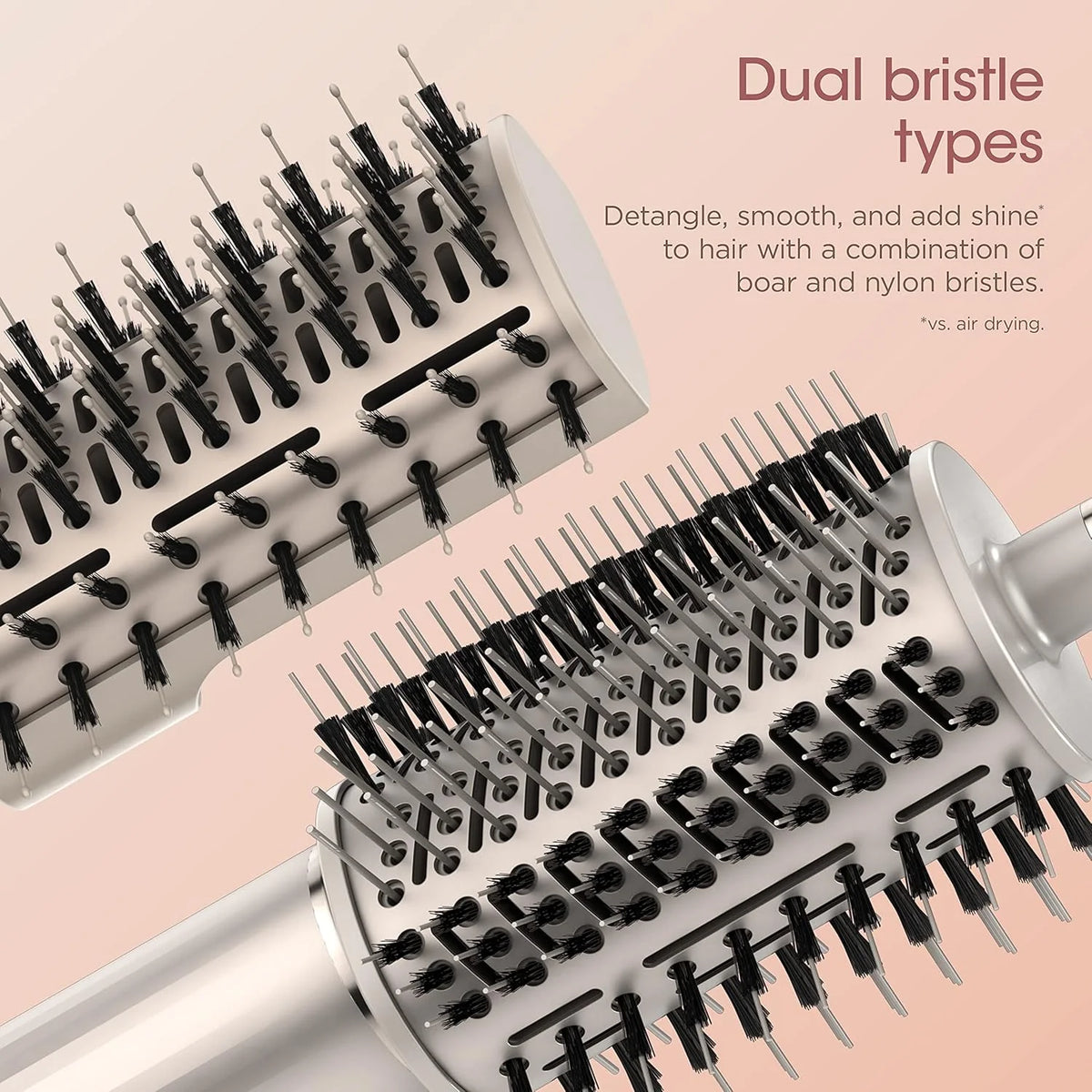 Powerful hair dryer and multi-functional styling tool. featuring automatic hair curler. paddle brush. oval brush. concentrator accessory and stones.