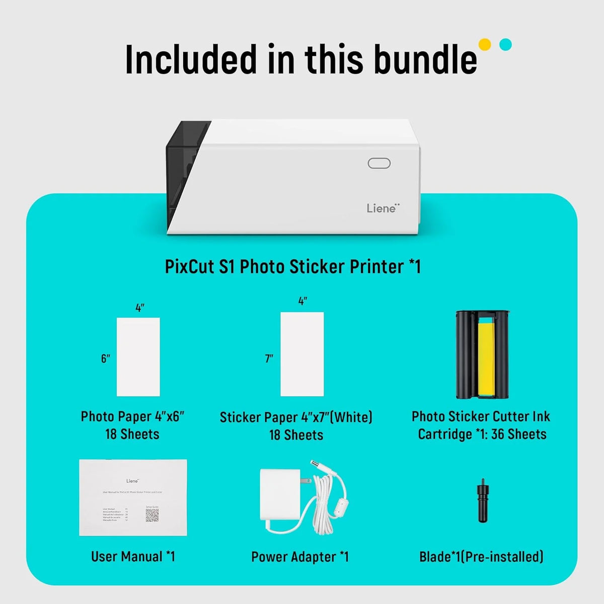 Color sticker printer and cutter - A multi-functional sticker manufacturing equipment that combines DIY creativity. custom label and gift production. Thermal transfer digital printing device. 300 DPI resolution. precise artificial intelligence automa