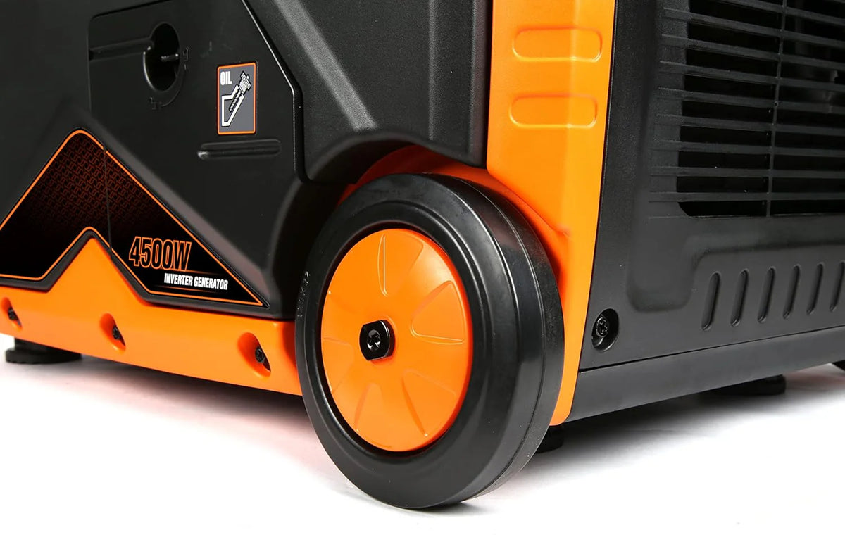 Quiet 6800-Watt Dual Fuel RV-Ready Electric Start Portable Inverter Generator with Fuel Shut Off and CO Watchdog for Electric Vehicle Backup (DF680iX)