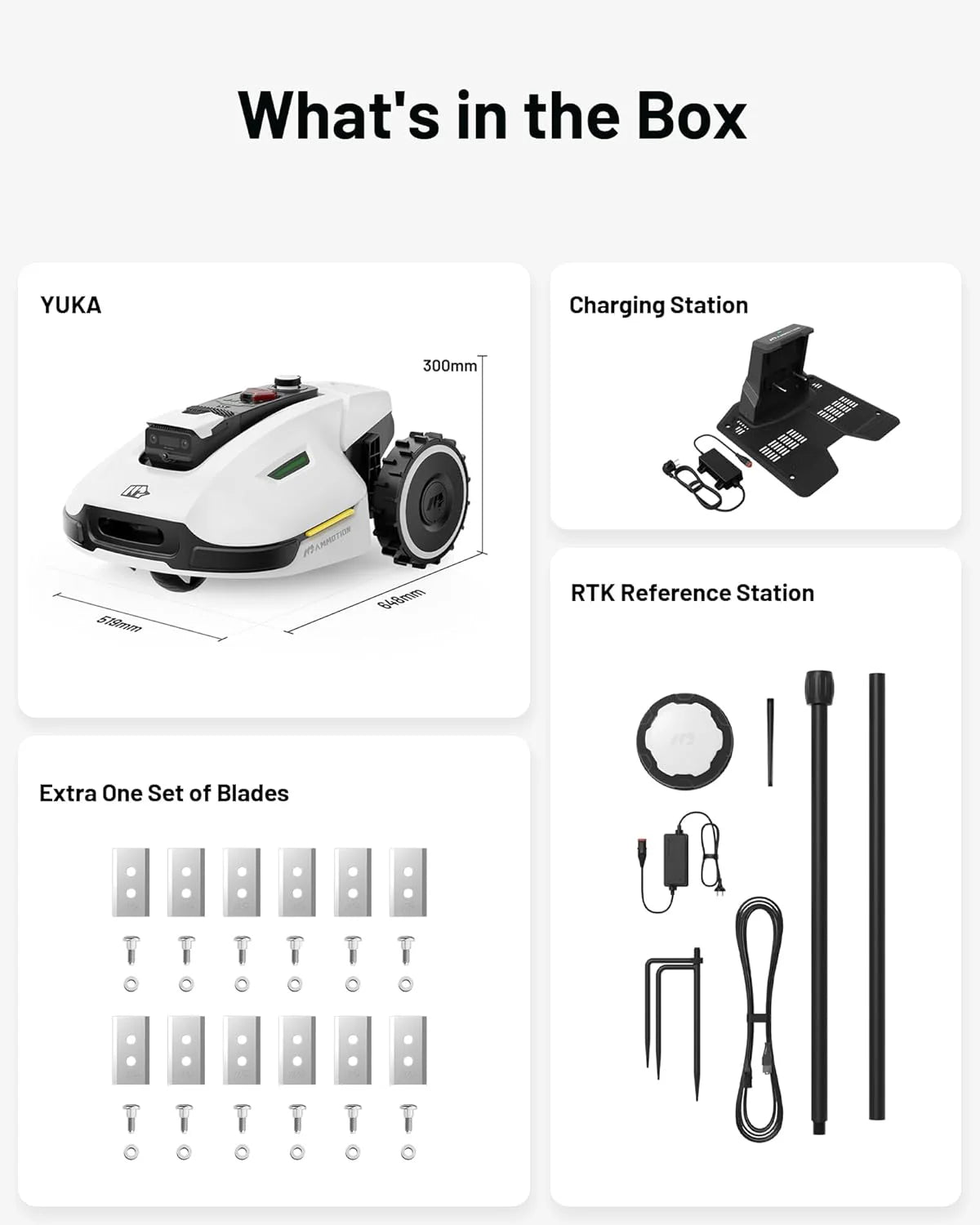 2000 Robot Lawn Mower with 4G. Reception 0.5 Acre.Max. 0.7 Acre. Ultrasense AI Vision & RTK. Auto Mapping & App Control.45% Slope.Wireless Perimeter.Dual Cutting Discs. 20 Mowing Zones
