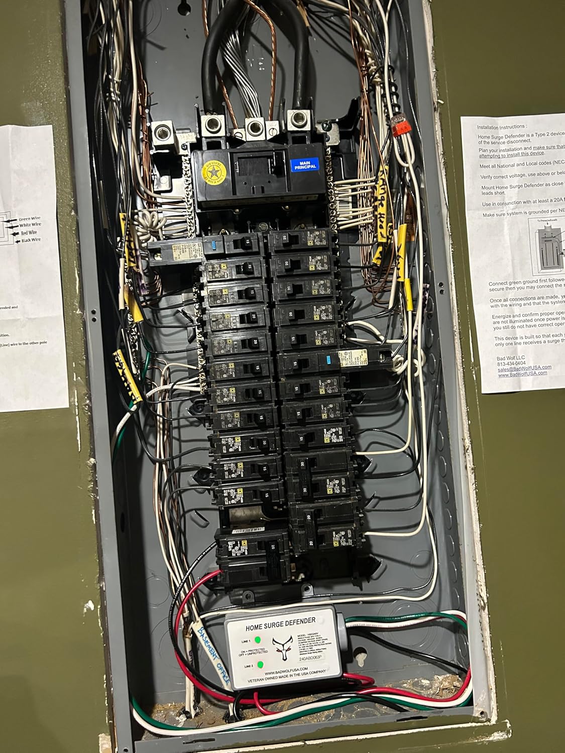 Whole House EMP Surge Protector. 260kA of Surge Protection to Help Shield Your Home from Lightning. EMP. CME and Solar Flare Damage.