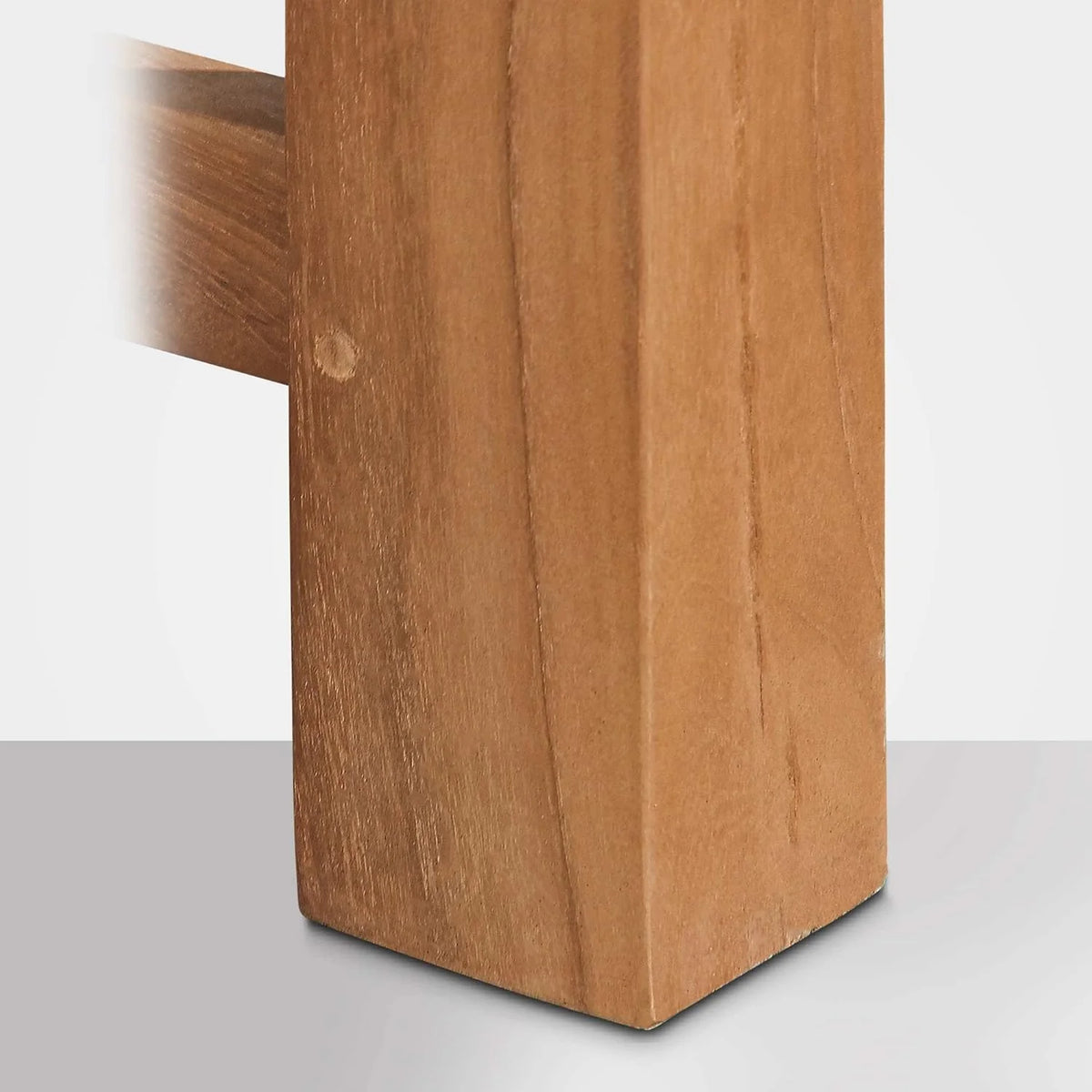 CLP Teakbank Jackson V2 I Wetterfeste Holzbank mit Rückenlehne I Stabile Gartenbank aus massivem Teakholz. Farbe:Teak. Größe:220 cm