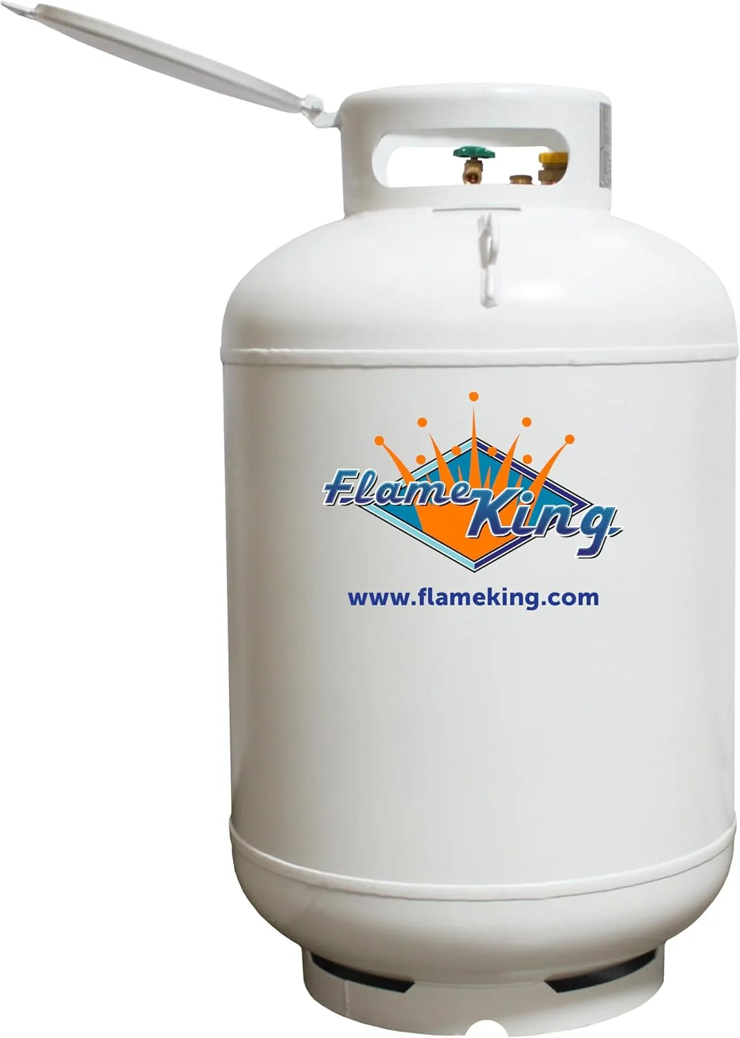 420-Lb. ASME Vertical Propane Tank. White