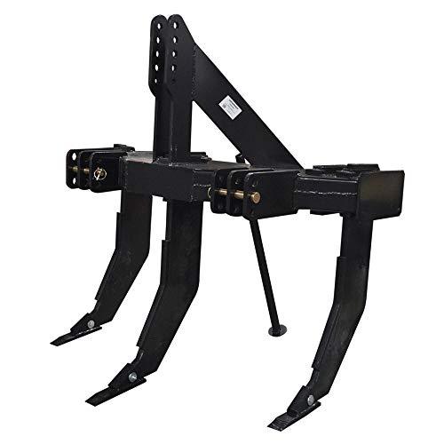 3-Shank Subsoiler Ground Ripper for 3-Point Tractors. Quick Hitch Compatible