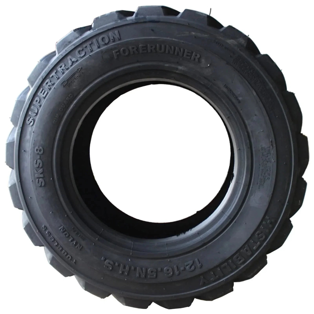 Premium 10-16.5 12PR Tire SKS-1 for Heavy Loads Tubeless Durable Construction. Reliable Performance. Suitable for Trailers. Skid Steer Loaders. and