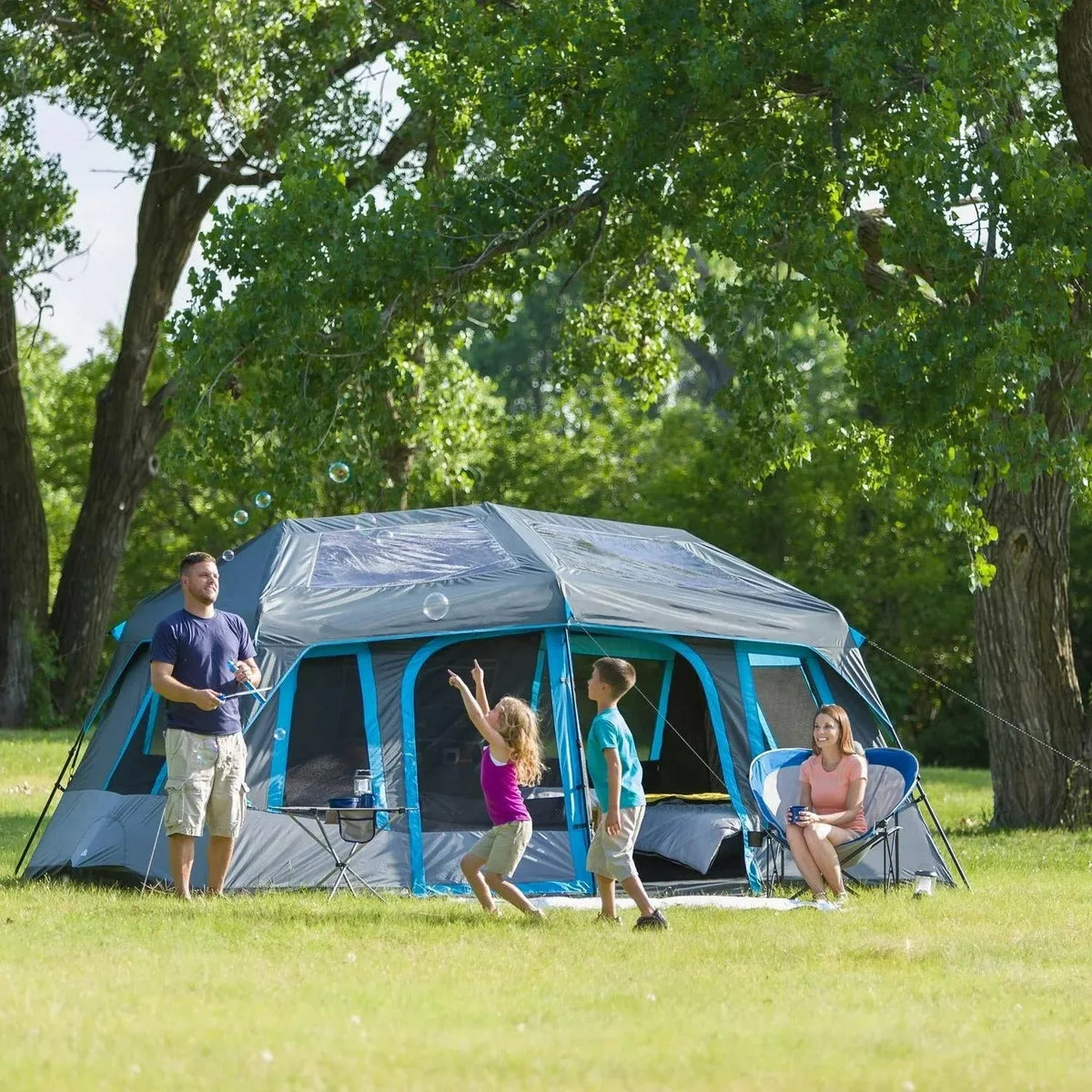 10-Person Dark Rest Instant Cabin Tent