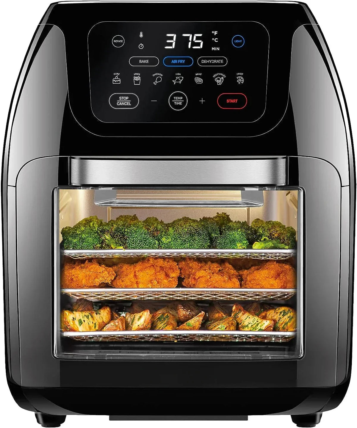 Multifunctional Digital Air Fryer+ Rotisserie. Dehydrator. Convection Oven
