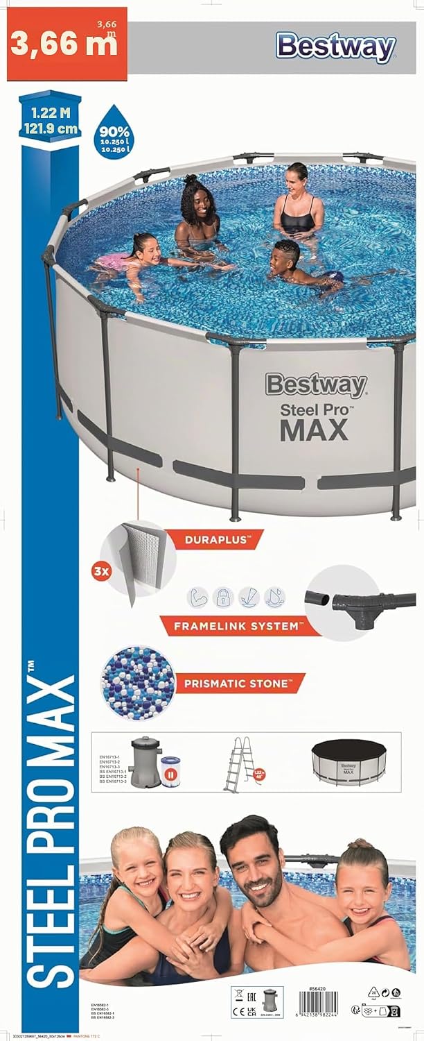 Bestway Stahl Pro Max 3.66 x 1.22 m Pool Set