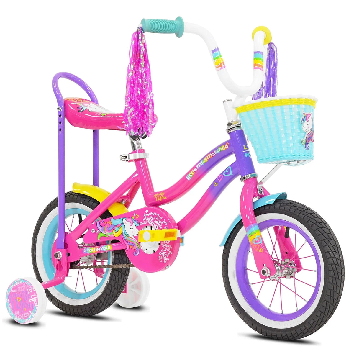 12 inches Unicorn Bike.Pink and Purple