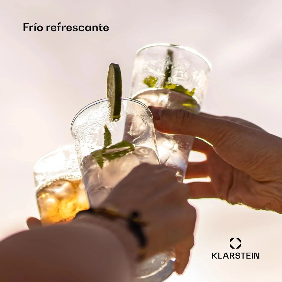 Klarstein Maquina de Hielo Doméstica. 1.8L. Gris oscuro. Ice Maker Encimera 15 kg. para Hacer Cubitos de Hielo y Picado en Casa. con Panel Táctil y