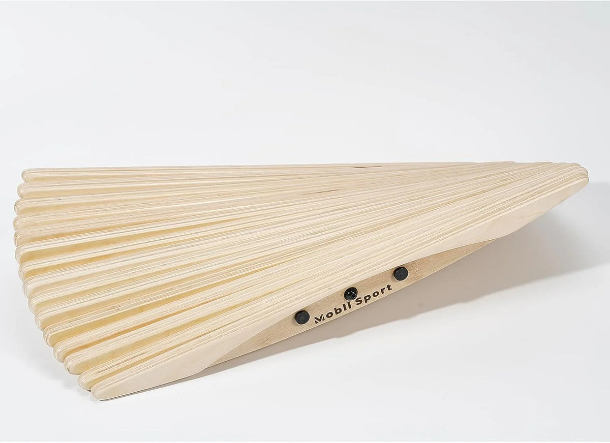 Standing Desk Balance Board Mat | Anti-Fatigue Handcrafted Wooden Wobble Board for Foot. Knee & Back Pain Relief | Simulate Surfing/Skiing/Skateboarding Movements