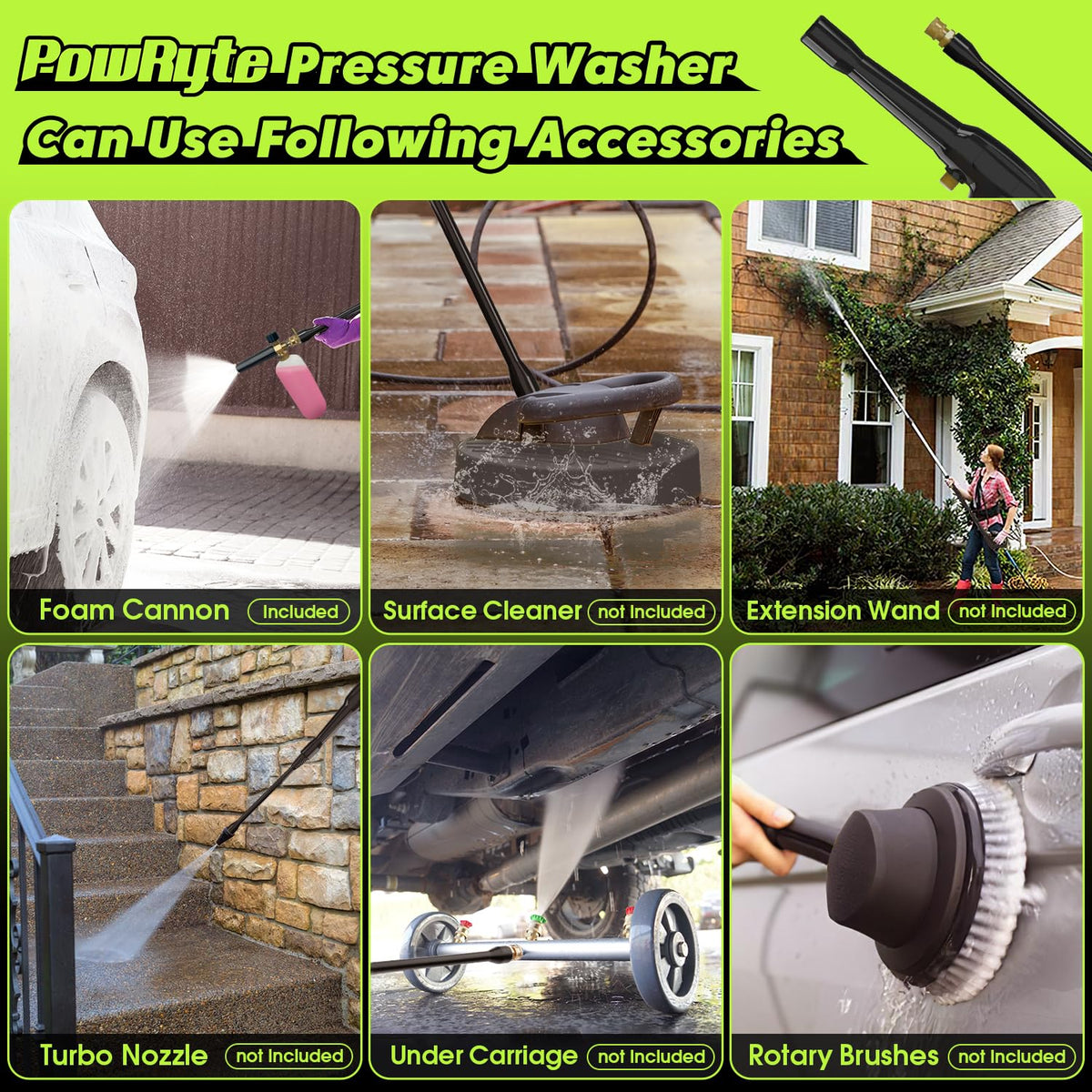 Electric Pressure Washer. 3500 PSI 2.4 GPM