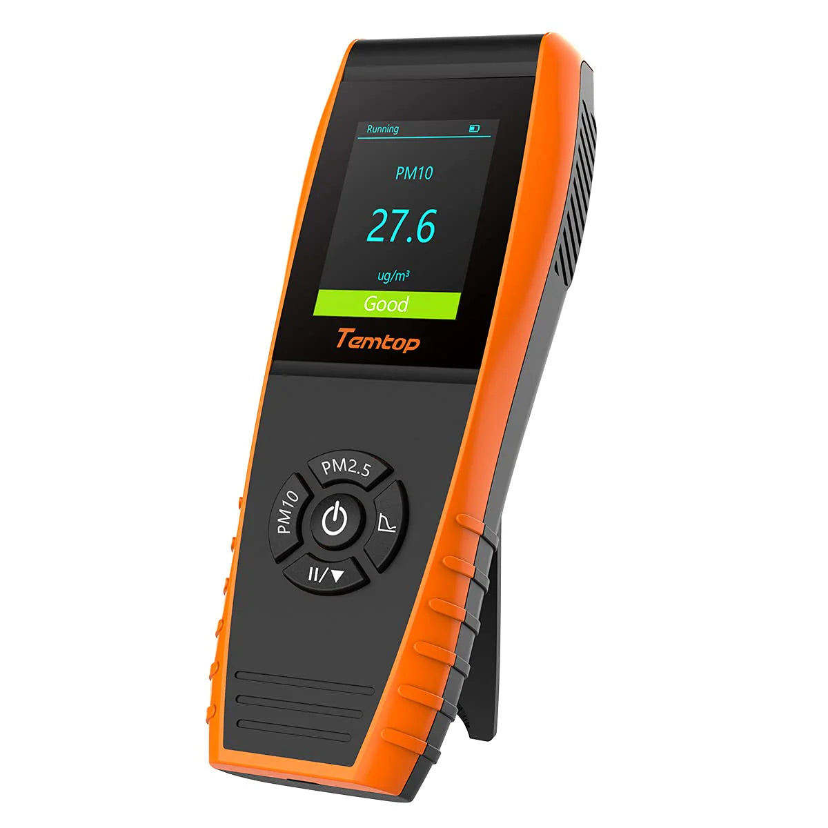 Air Quality Monitor PM2.5 PM10 Particle Counter. Formaldehyde. Temperature. Humidity. TVOC AQI Tester for Indoor/Outdoor Air Pollution Detection w/Data Export