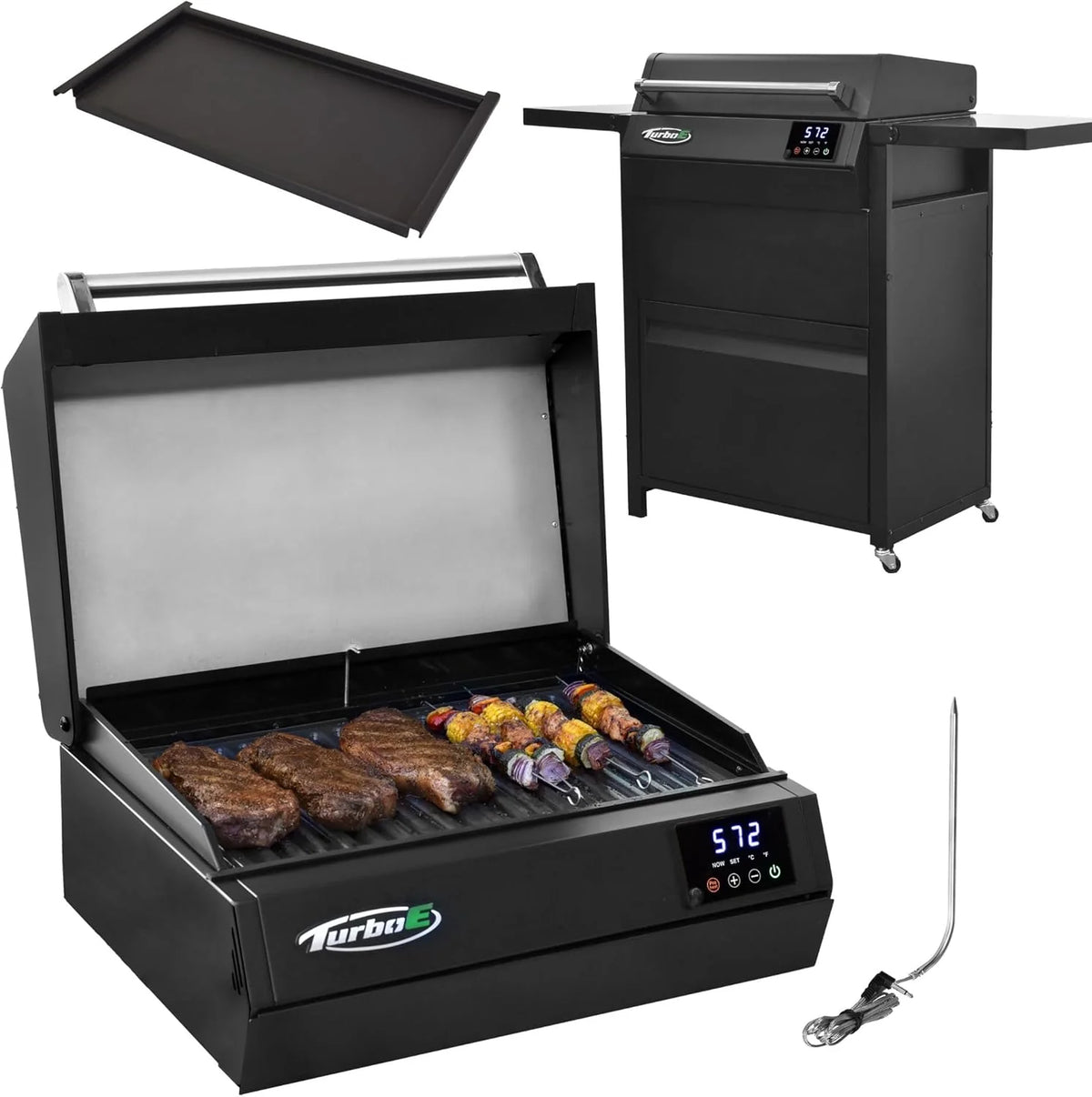 Electric Barbecue Grill | Compact design. quick preheating. digital temperature control | High-power infrared outdoor barbecue and grilling function