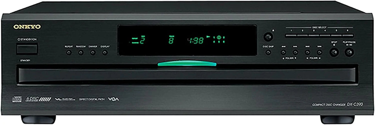 Onkyo DXC390 6 Disc CD Changer.Black