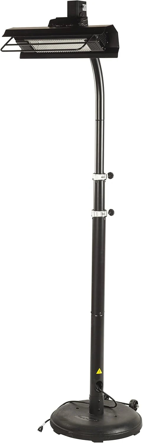 Stretchable Infrared Garden Heater. Black Version