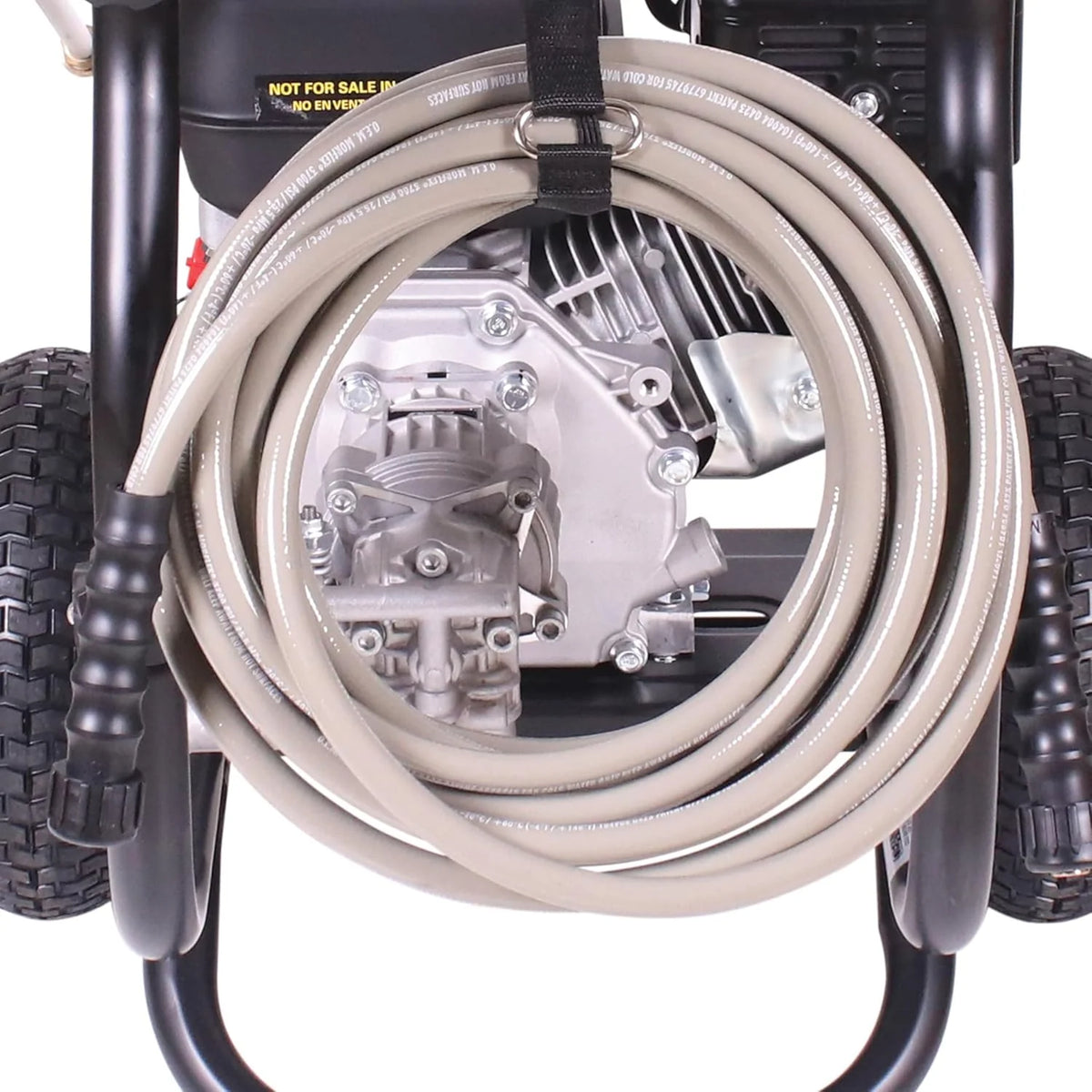Cleaning CM61083 Clean Machine 3400 PSI Gas Pressure Washer. 2.5 GPM. CRX Engine. Includes Spray Gun and Wand. 4 QC Nozzle Tips. 5/16-in. x 25-ft. MorFlex Hose.