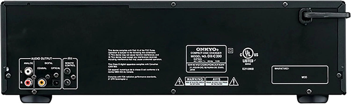 Onkyo DXC390 6 Disc CD Changer.Black
