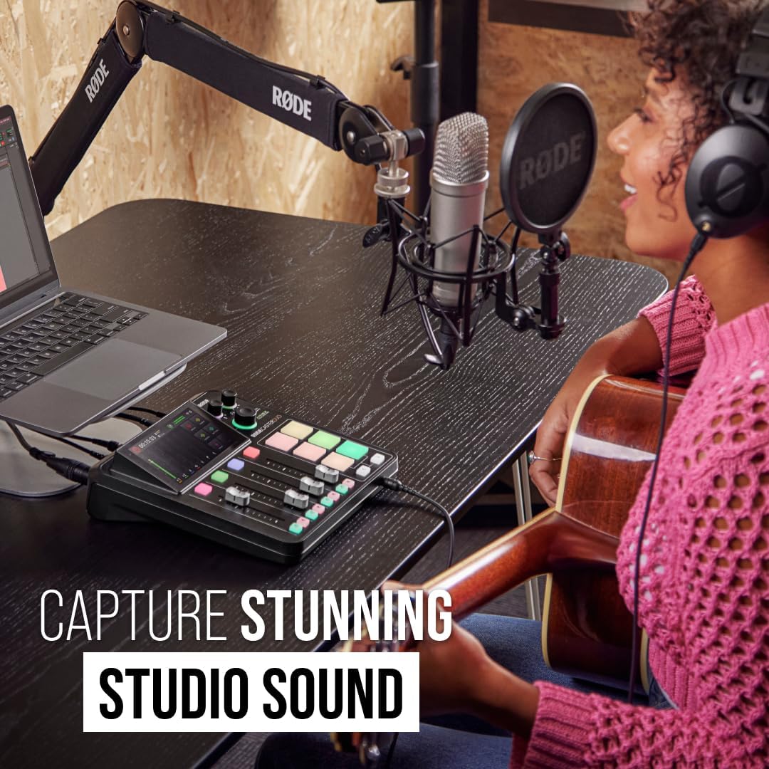 All-in-One Production Solution for Podcasting. Streaming. Music Production and Content Creation.Black
