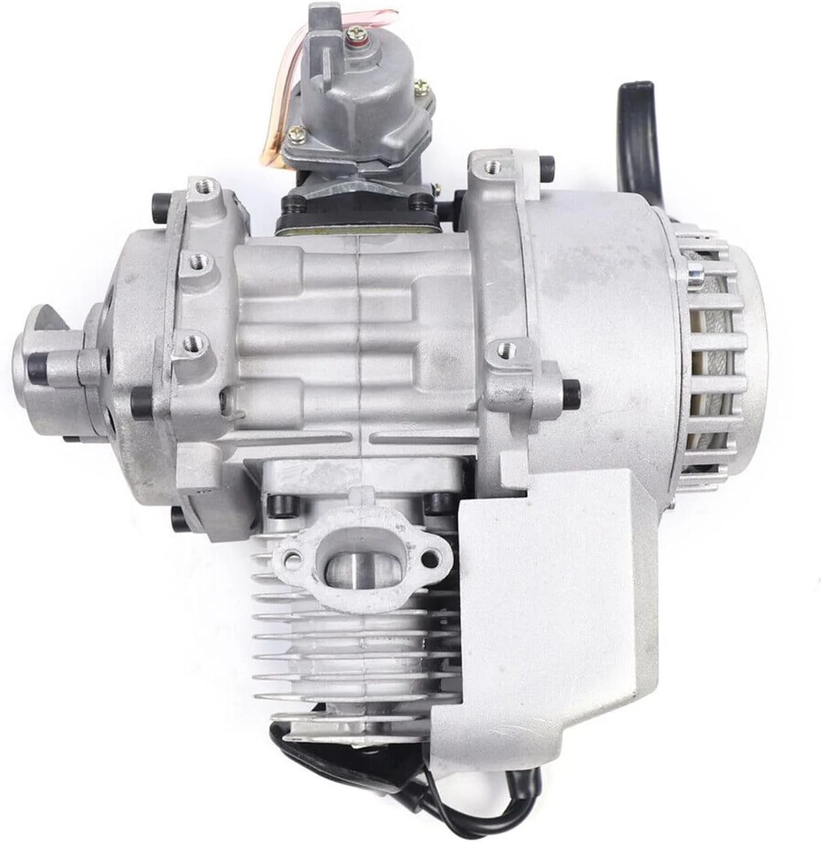 150CC 4 Stroke Engine Motor. Gy6 Single Cylinder Complete Engine Kit for 110cc-150cc Atvs and Go Karts and 11 Long Box Engine Size Scooters High-Flow Oil Pump CVT Carburetor Top Mount