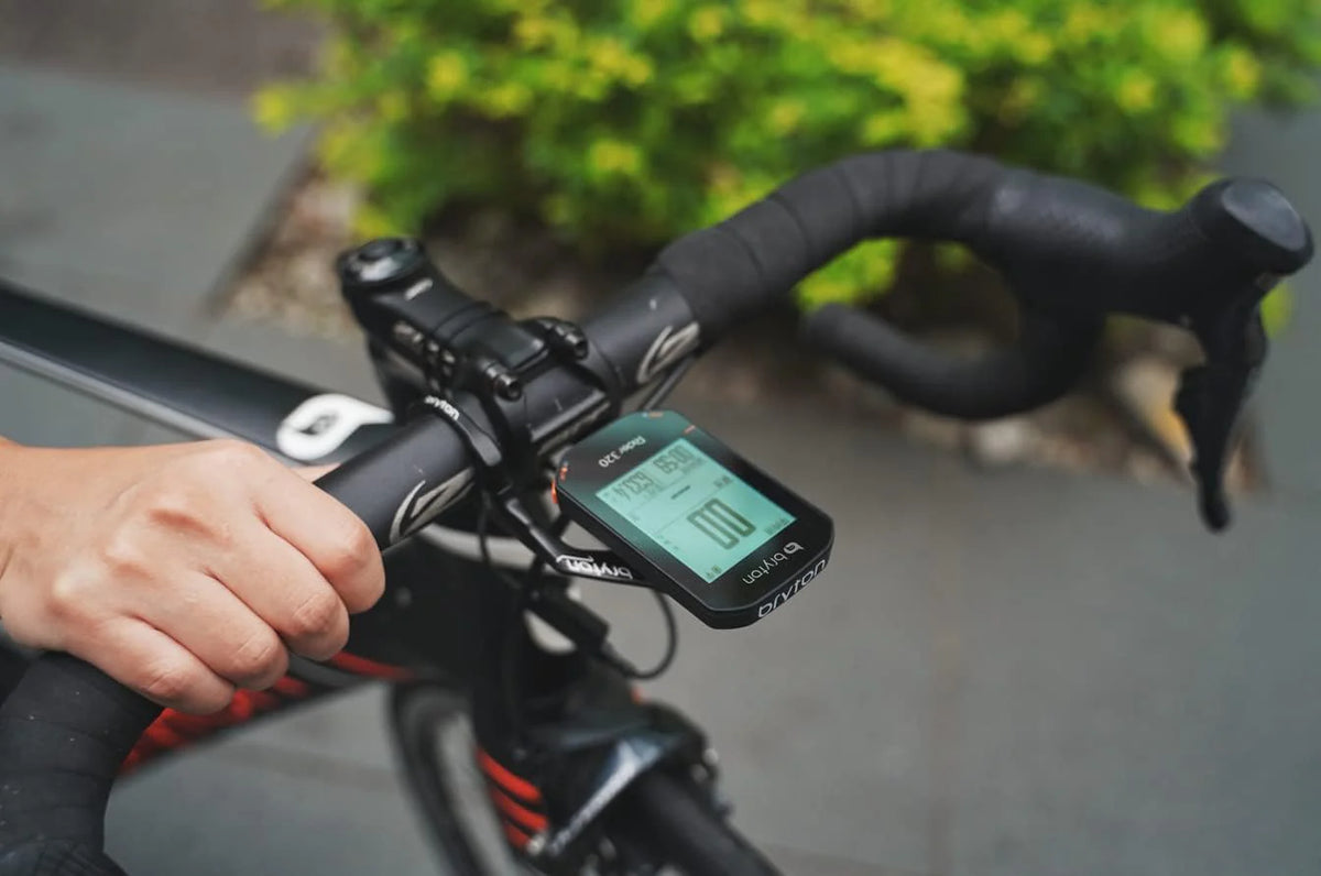Global Positioning System Bicycle Timer. Black Version