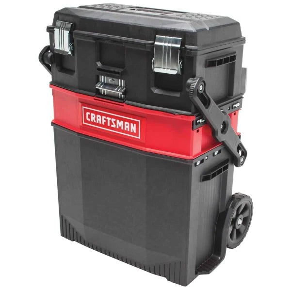 22 Rolling Tool Box – 1-Drawer Lockable Metal Chest with Wheels
