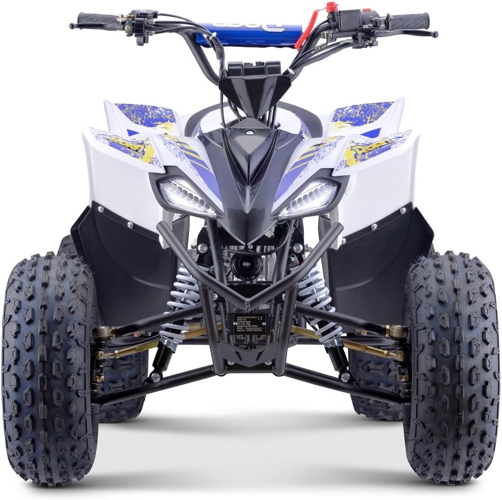 MINIQuad Infantil 125cc Gasolina automático con Marcha atrás. Azul. Carga máxima 120 kg (Solo para circuitos Cerrados)
