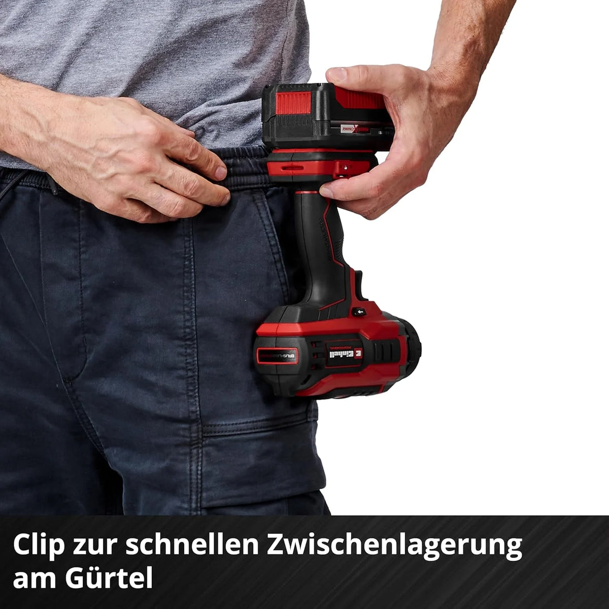 Einhell Professional Akku-Schlagschrauber IMPAXXO 18/450 (1x4.0Ah) Power X-Change (18 V. 450 Nm. Brushless. Außenvierkant-Aufnahme. inkl. 4 Ah Akku.