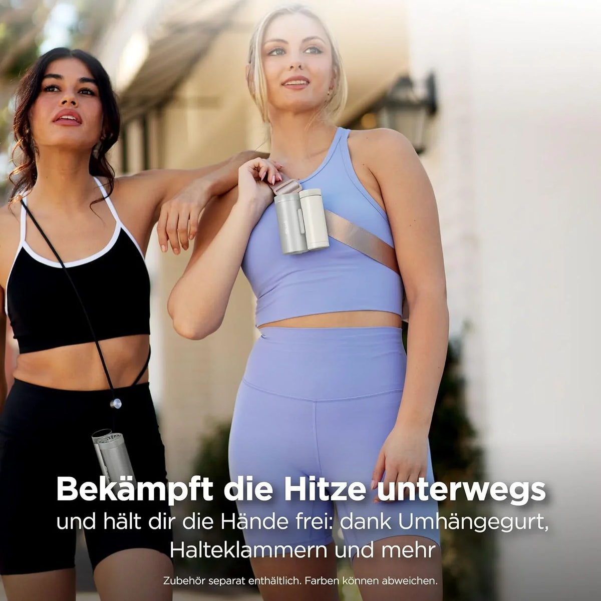Shark ChillPill 3-in-1-Hochgeschwindigkeits-Handventilator-. Sprühnebel- und InstaChill-System Paket mit Reise-Etui. mit 3 Kühlaufsätzen.