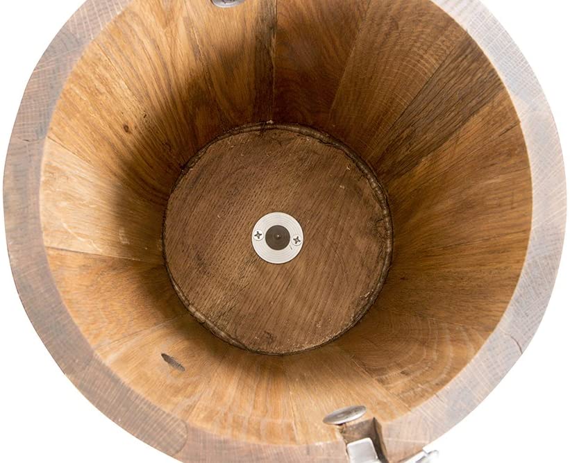 6-Quart Wooden Tub Ice Cream Maker with Electric Motor. Classic Country Style