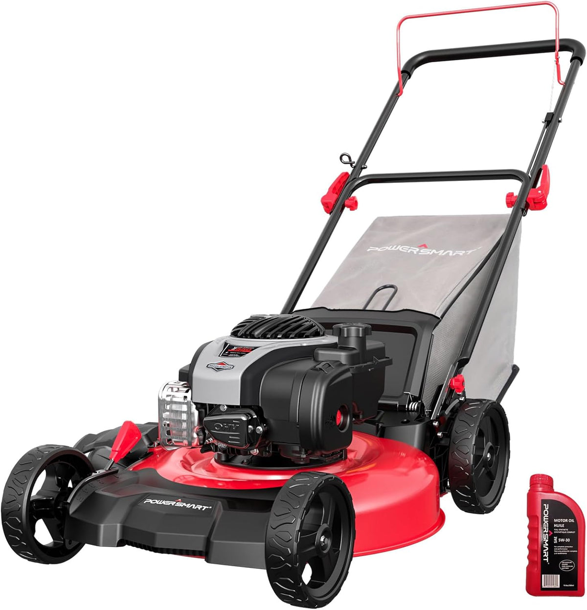 21 2-in-1 Push Lawn Mower. 125cc Engine. Adjustable Cutting Height. Lightweight. Easy Assembly