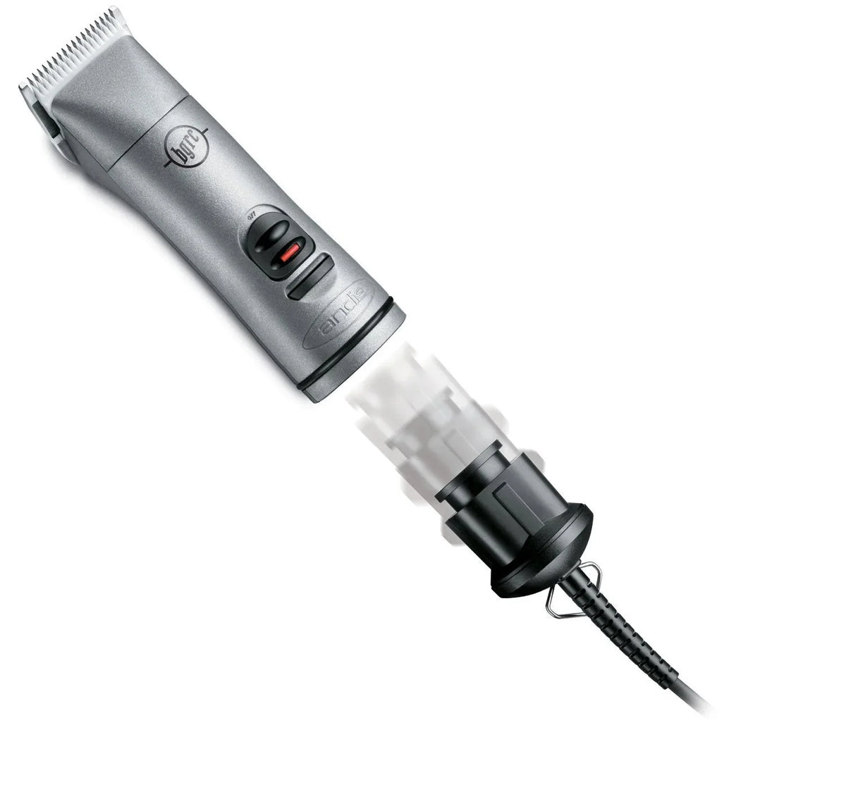 63965 Ceramic BGRC Hair Clipper with Detachable Blade. Silver