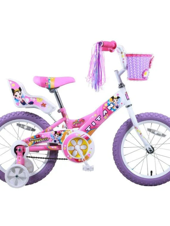 2025 Titan BMX para niña Flower Princess 16 pulgadas